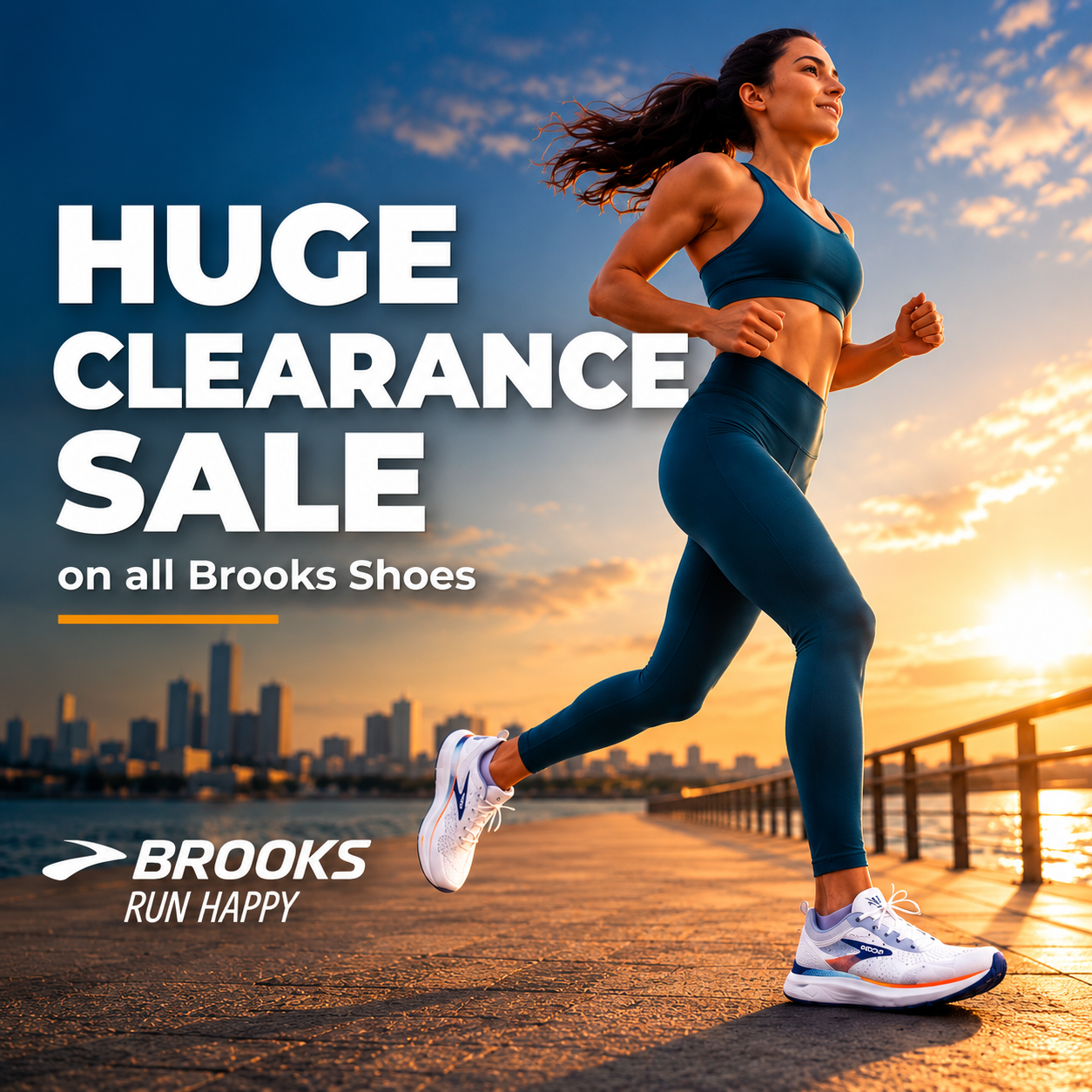 Huge clearance sale on all Brooks Shoes